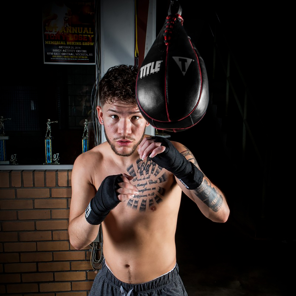 Title Boxing Professional Weighted Swing Training Slip Ball Black